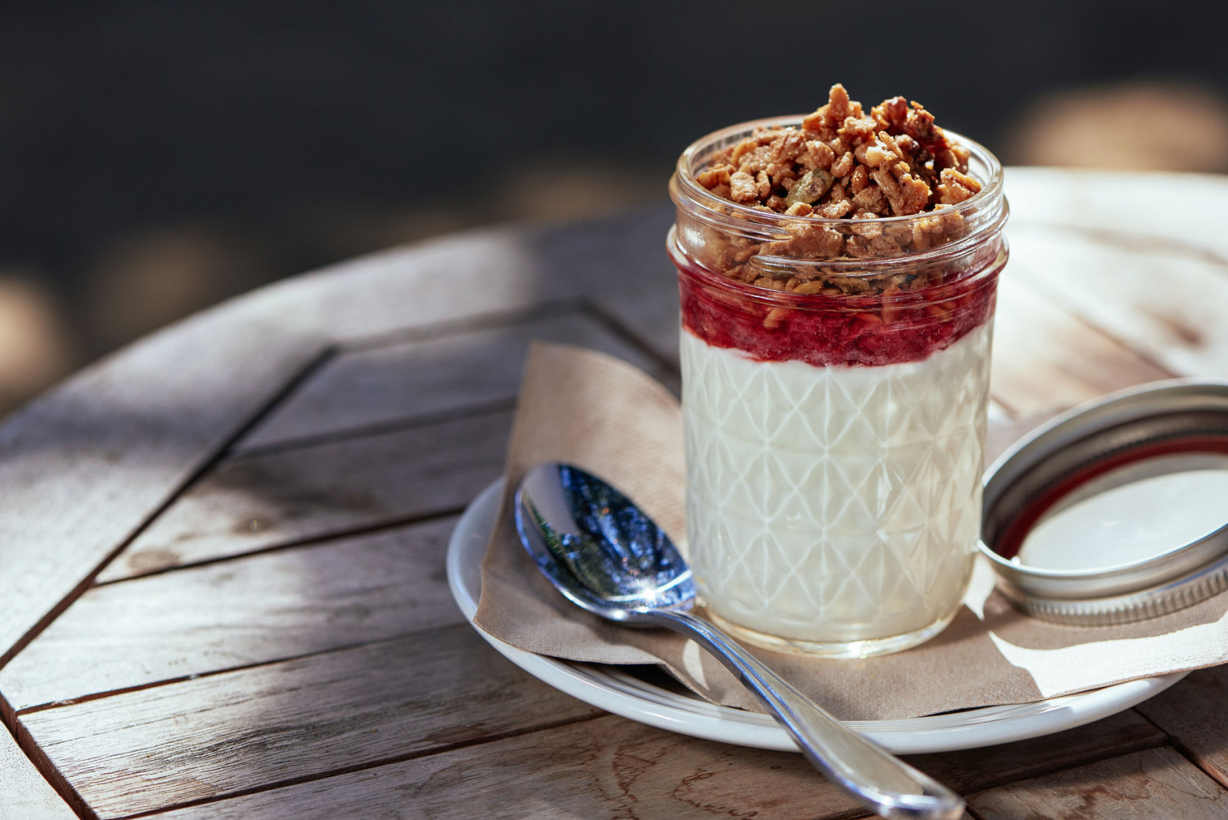 Farmstead yogurt parfait